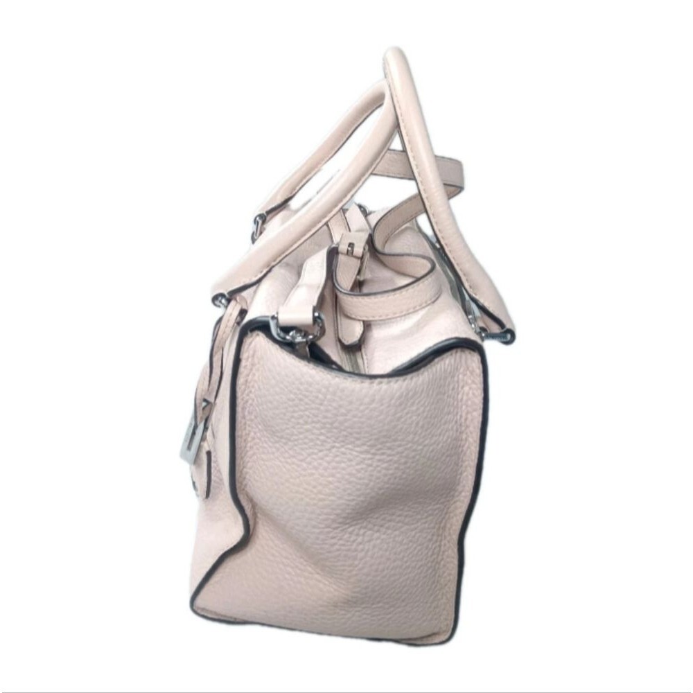 Michael Kors Selby Ballet Satchel Handbag Pink Pebbled-Leather Retail $398 - Picture 5 of 12